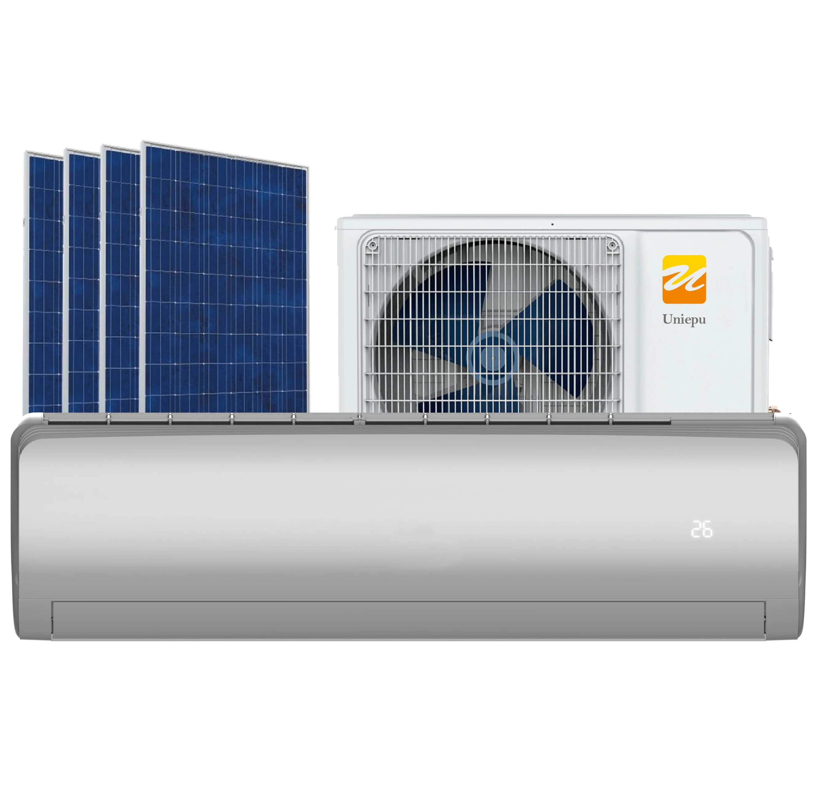 Распродажа 18000 Btu COP 3 6 W/W солнечный кондиционер для дома полный комплект цена