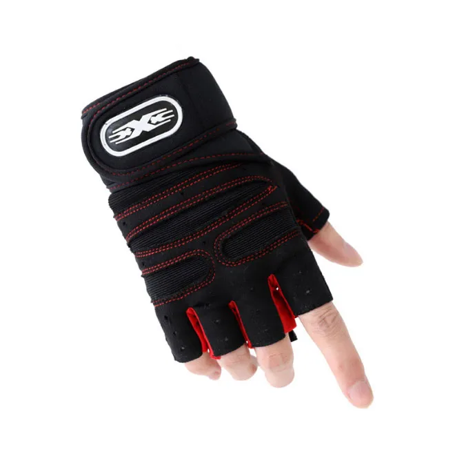 Outdoor Sports Gloves Motorcycle Weight Lifting Bicycle Half Finger Fitness Gloves Custom Half Finger Gloves