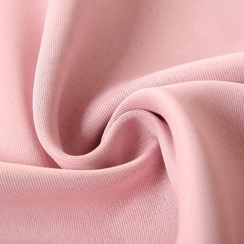 Popular classic South America  hot sell solid ready made curtain blackout curtain fabric curtain material