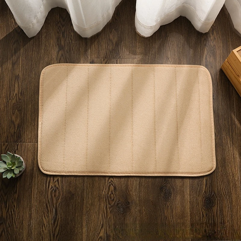 Bedroom Mat Absorbent Embroidered Floor Mat Porch Door Mat Carpet Bath