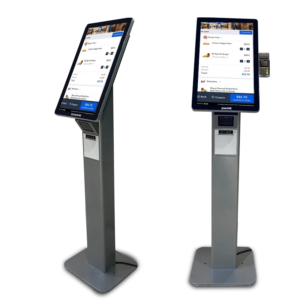 TS215 single screen 1920*1080 self service payment terminal kiosk screen touch ips reading qr