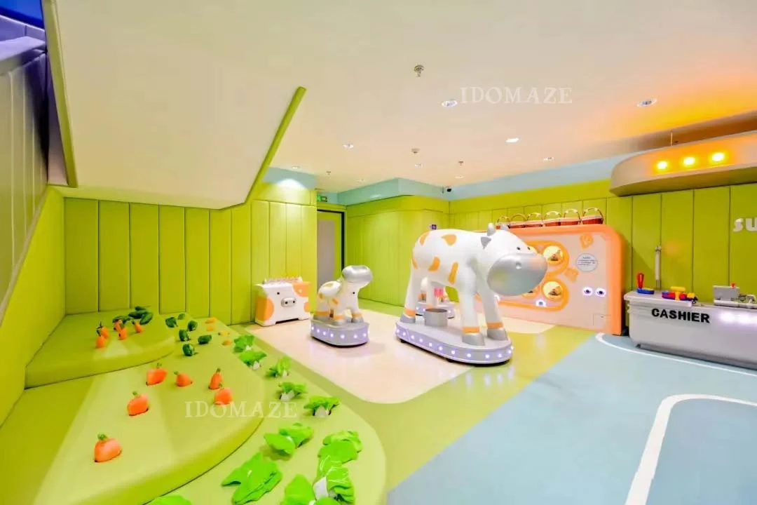 Kitchen Farm Indoor Playground New Design Kids Big Play Ground Indoor Soft Plastic Playhouse For Kids