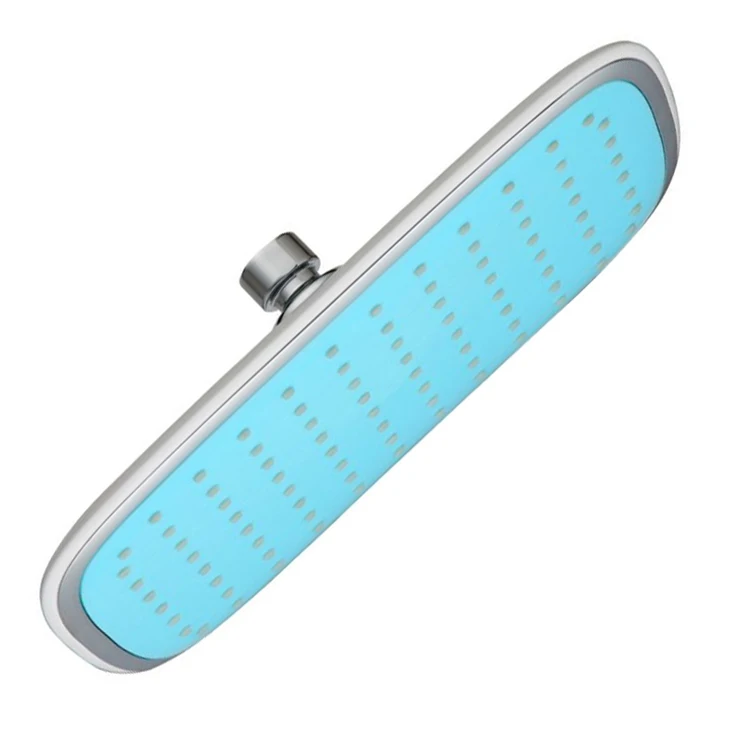 8 Inch High Quality  Bathroom Romantic Increase Pressure Water Power Colorful Water-Efficient Shower Head