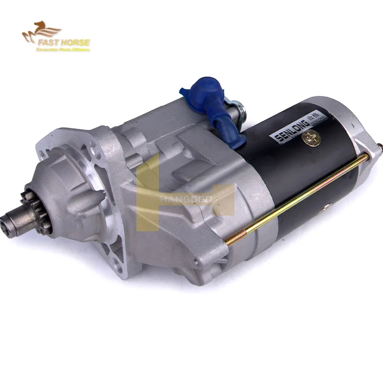Excavator Parts 24V 8.5KW Motor Starter 3939303 3965284 3921403 3910644 3906752 5267909 for Cummins Diesel Engine 6BT 6CT 6CT8.3