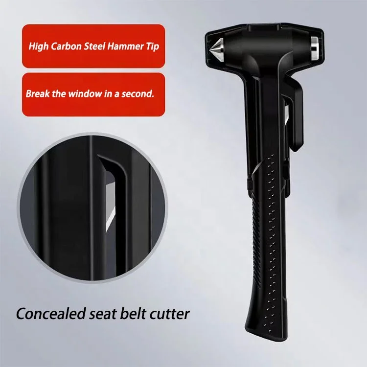 Bus Emergency Break Glass Car Safety Hammer Vehicle Emergency Tolls With Safety Belt Cutter