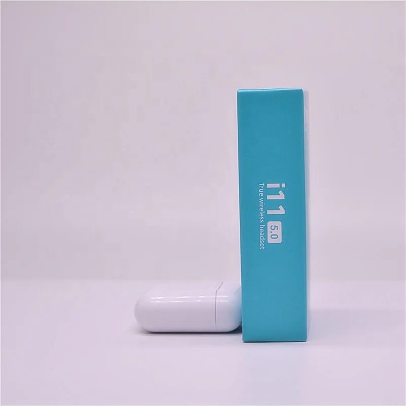 Best true stereo earbuds 5.0 wireless earphone tws i11 with USB connector