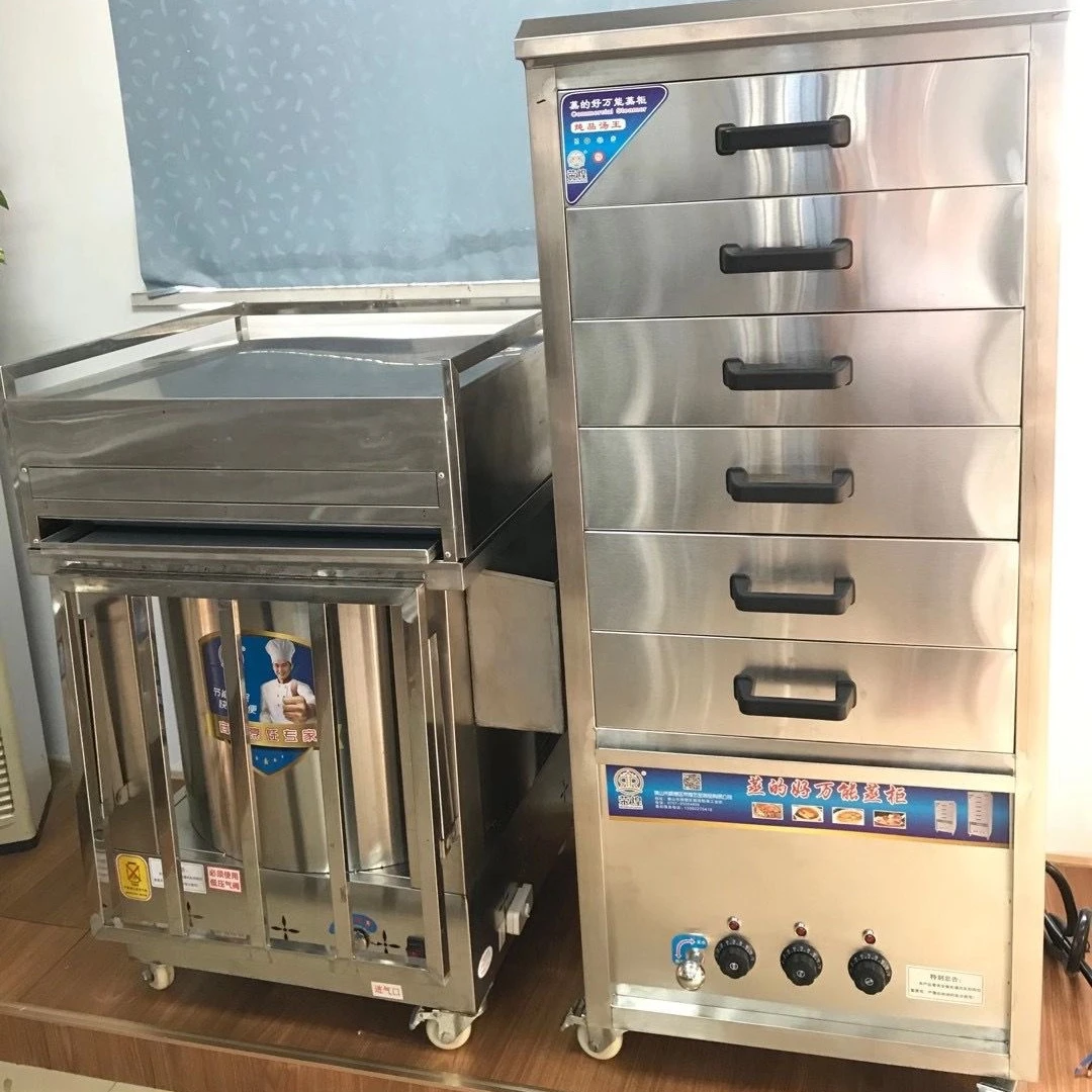 Коммерческий 6 этажей ящик еда оборудование для приготовления пищи, мульти-функциональное электрическое паровой шкаф для приготовления риса, курица и s