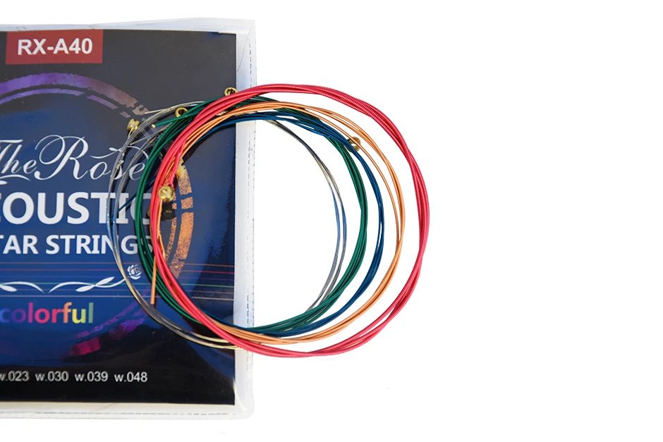  Guitar accessories accept OEM colorful nylon string for acoustic
