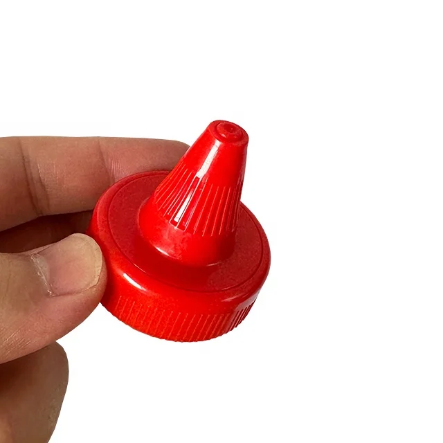 38mm 38/400 white black red plastic ketchup Sauce Bottle lid twist top sauce bottle cap closure