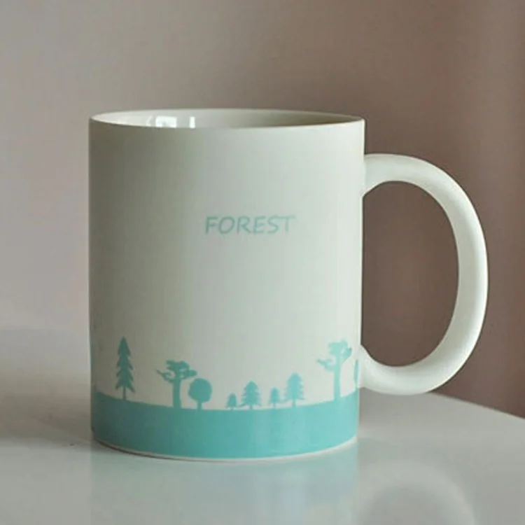 wholesale promotional gifts beautiful design colored 11 12 oz custom logo sublimation coffee ceramic mugs