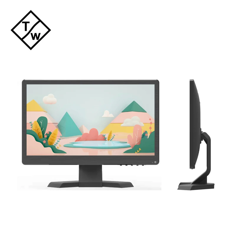 LE156 Plastic Casing 1366x768 Desktop 15.6 Inch LED Computer Monitor DC