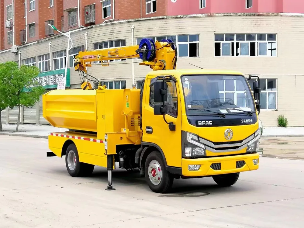 With 4.6 cbm Clear water tank sewer dredging Truck