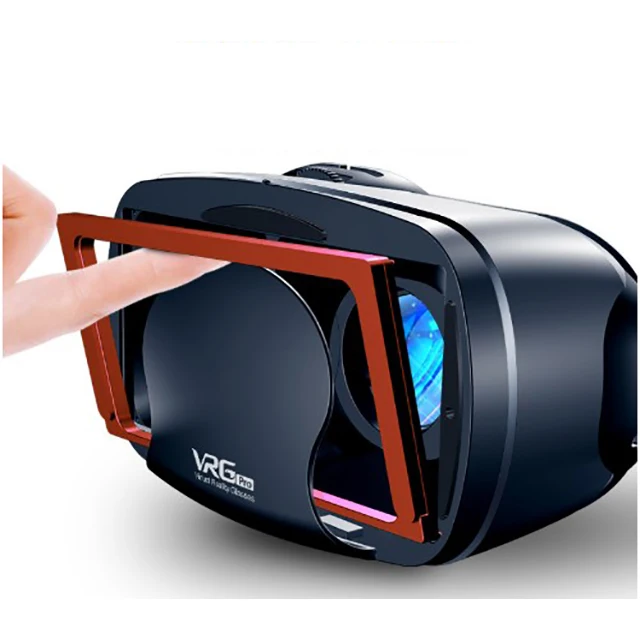 Custom 3D Virtual reality pc V-RG Glasses Hot sale headsets  quest virtual reality headset Glasses 5-7inch phone