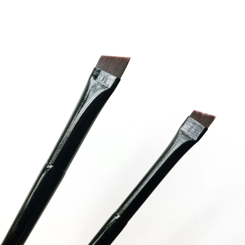 Wholesale Eyebrow Eyeliner Brush Angled Flat Eyebrow Comb Professional Beauty Makeup Brushes For Lash Eye Brow Brush