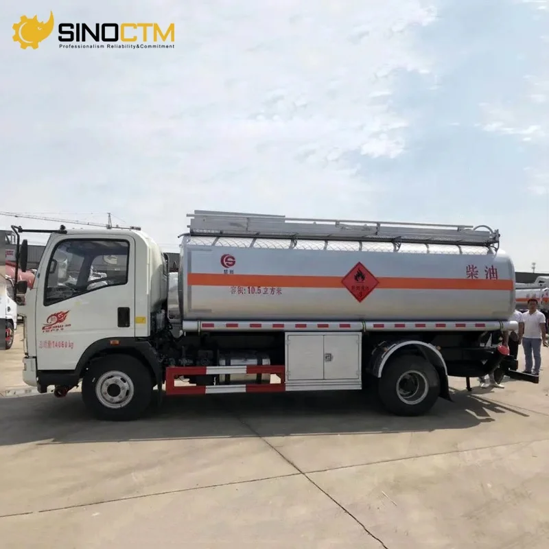 Howo 4x2 Rhd 15000L топливный бак для заправки масляного бака грузовик продажи