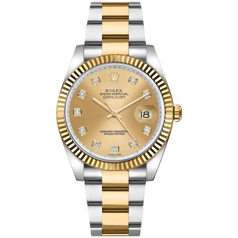 Hot Sale Quality Luxury Rolex Watches Log Series Diamond Dial Waterproof Glass Automatic Mechanical Fashion Rolex Watches