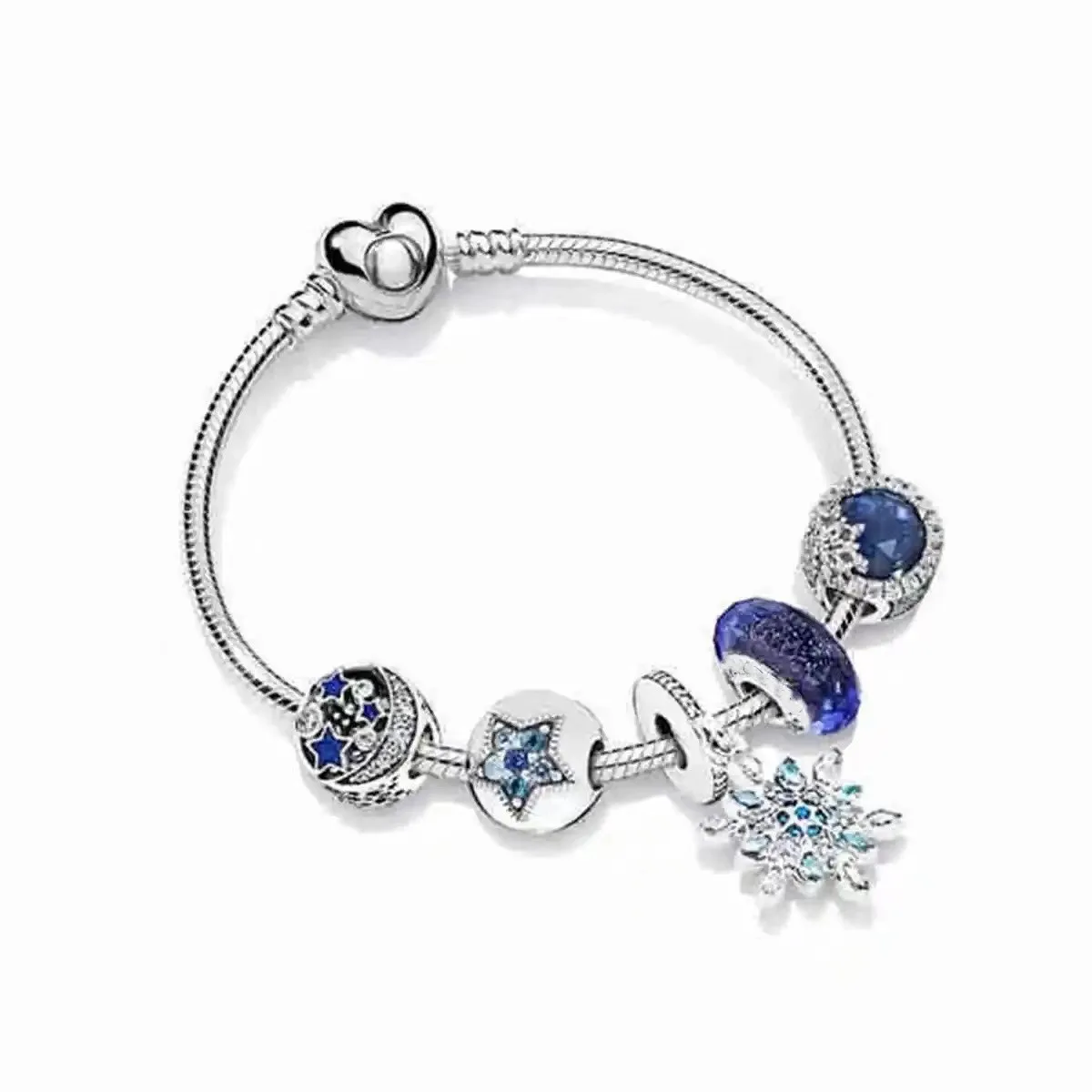 Custom logo and design famous brand Original LOGO Pendant necklace Sterling Silver s925 Pandors Bracelet and charms