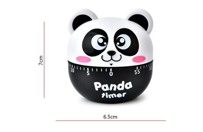cartoon panda animal shaped custom sound kitchen timer