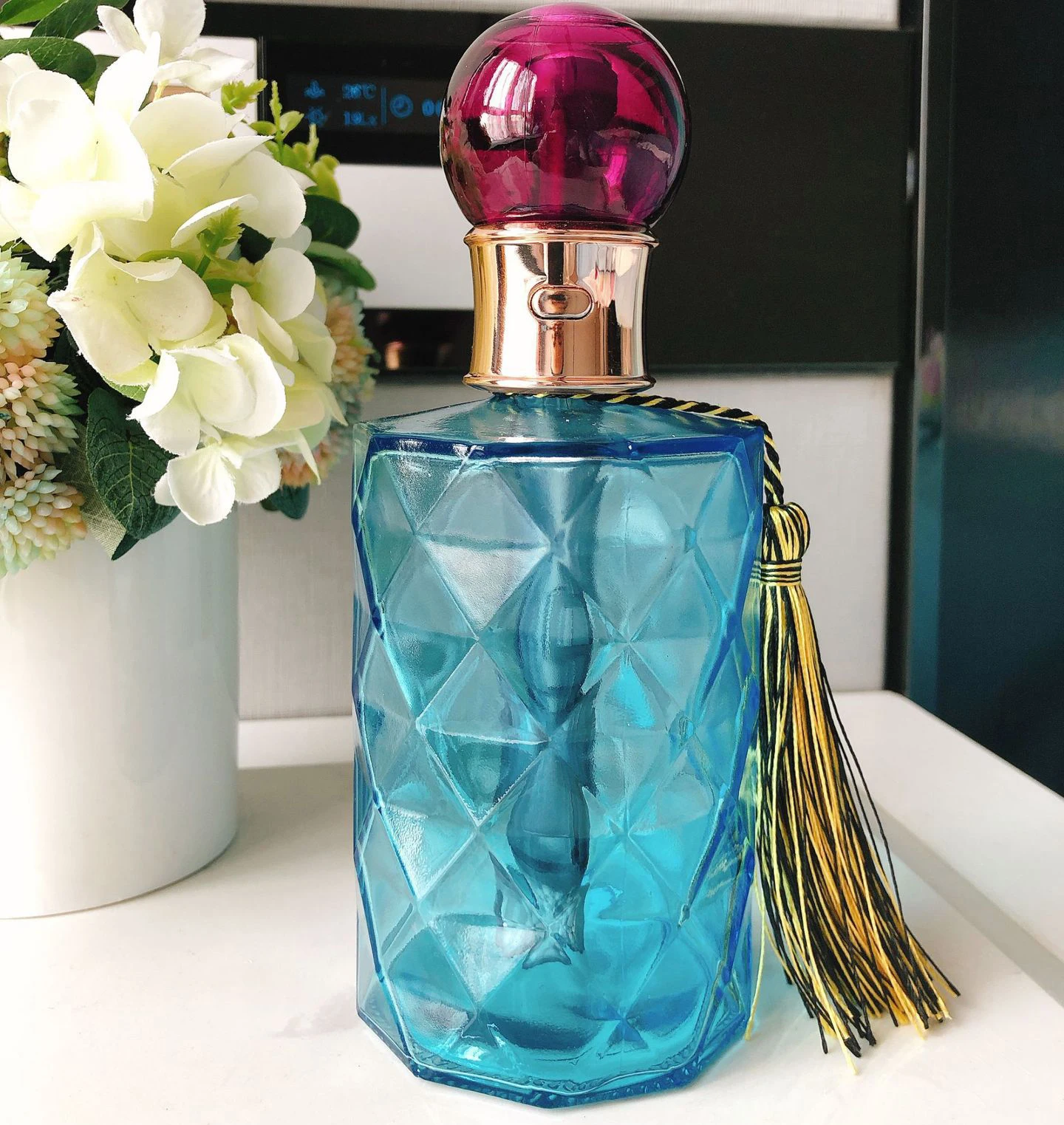 USB Aroma Essential Oil Diffuser Steam Water Ultrasonic Cool Mist Mini Humidifier 7 Color LED Light Power bottle glass