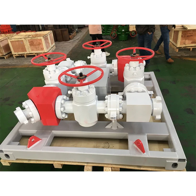 Wellhead manufacturers API 16C kill manifold / skid mounted choke manifold / choke manifold parts