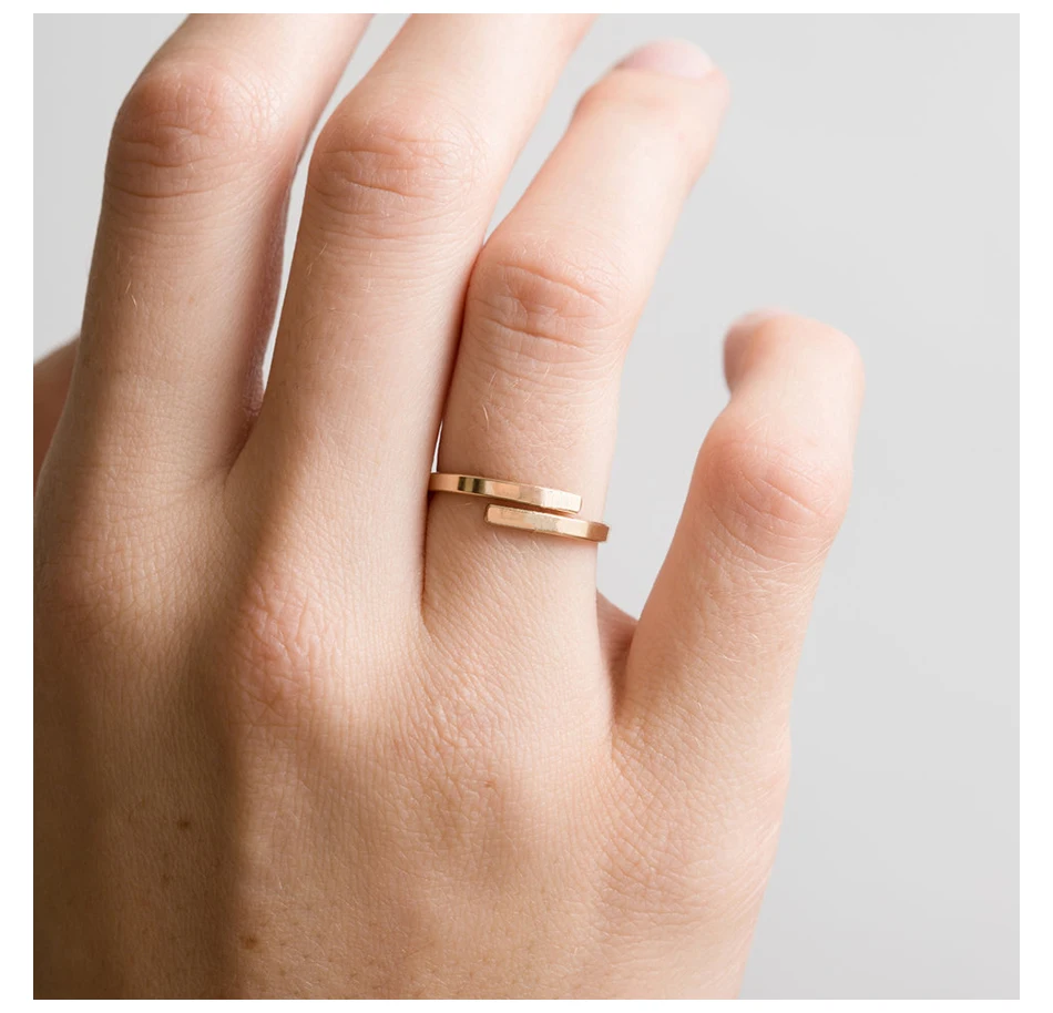 Fanze Custom personalized woman name engraved ring , 14k gold plated engrave letter stainless steel ring adjustable