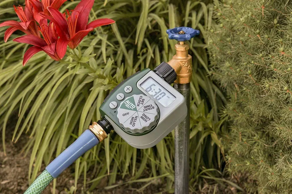 Outdoor garden plant intelligent watering timed irrigation