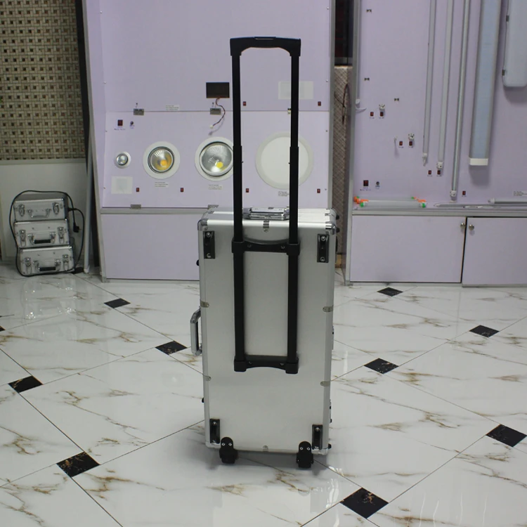 Professional LED Bulb Light Display Demo Case LED Suitcase for Business Travel