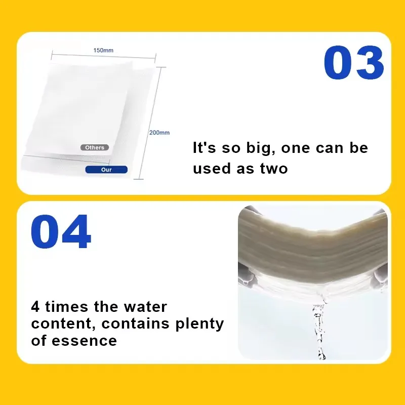 Disposable thick plant-based beauty cleaning Deodorant dog wipes Cat pet cleaning gloves Paw and butt wipes