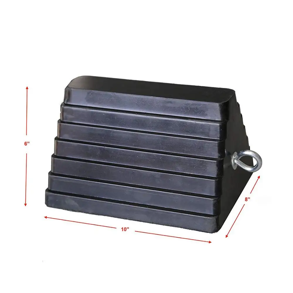 Грузовик колеса chock высокое качество тяжелых резиновые колеса Chock для грузовых автомобилей прицепы