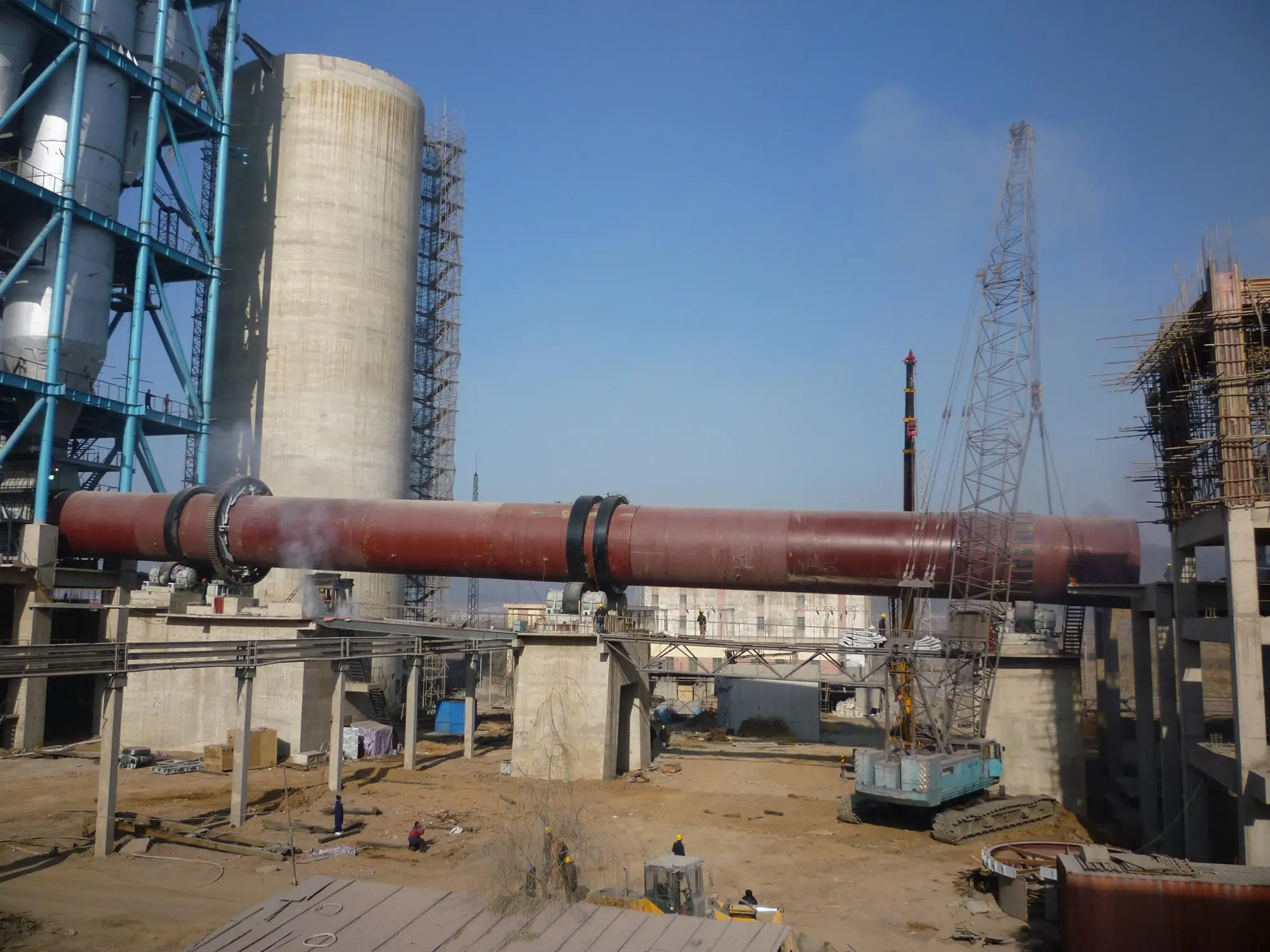 
Calcination rotary kiln machine for bauxite 