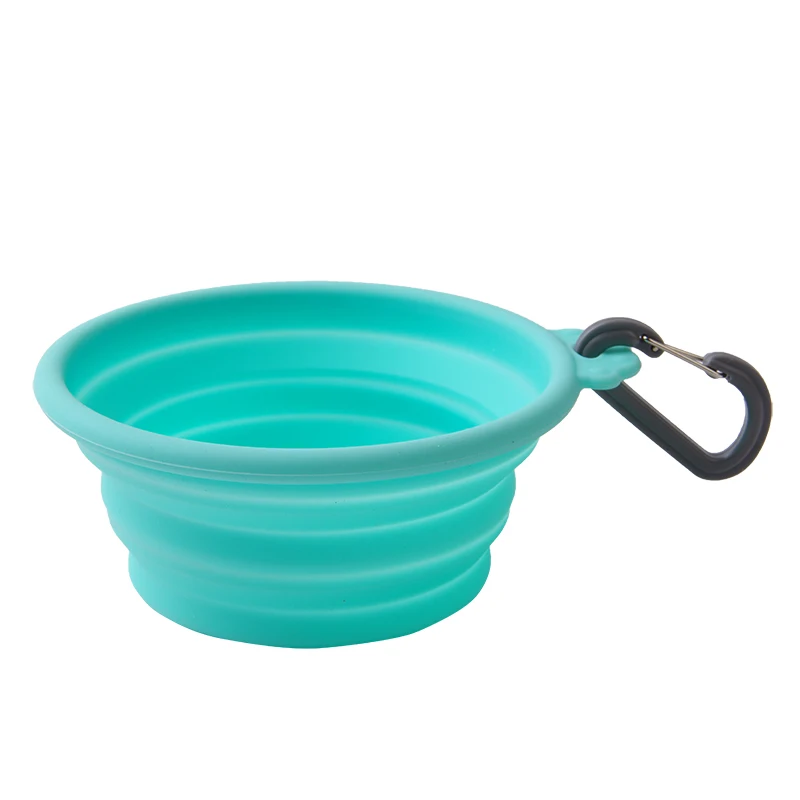 Hot sale silicone pet bowl for feeding elevated pet bowl silicone cat and dot feeder water bowl