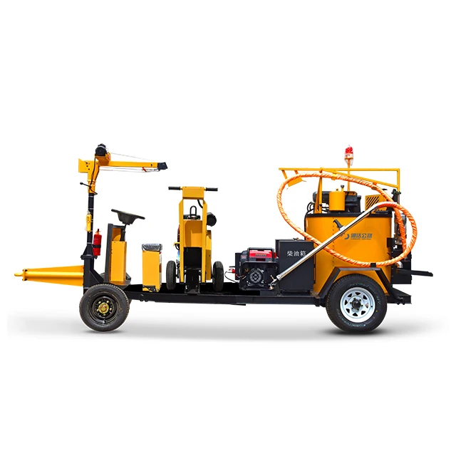 China supplier 200L 500L Diesel Gasoline Electric type Asphalt Pavement Concrete sealer road crack sealing machine