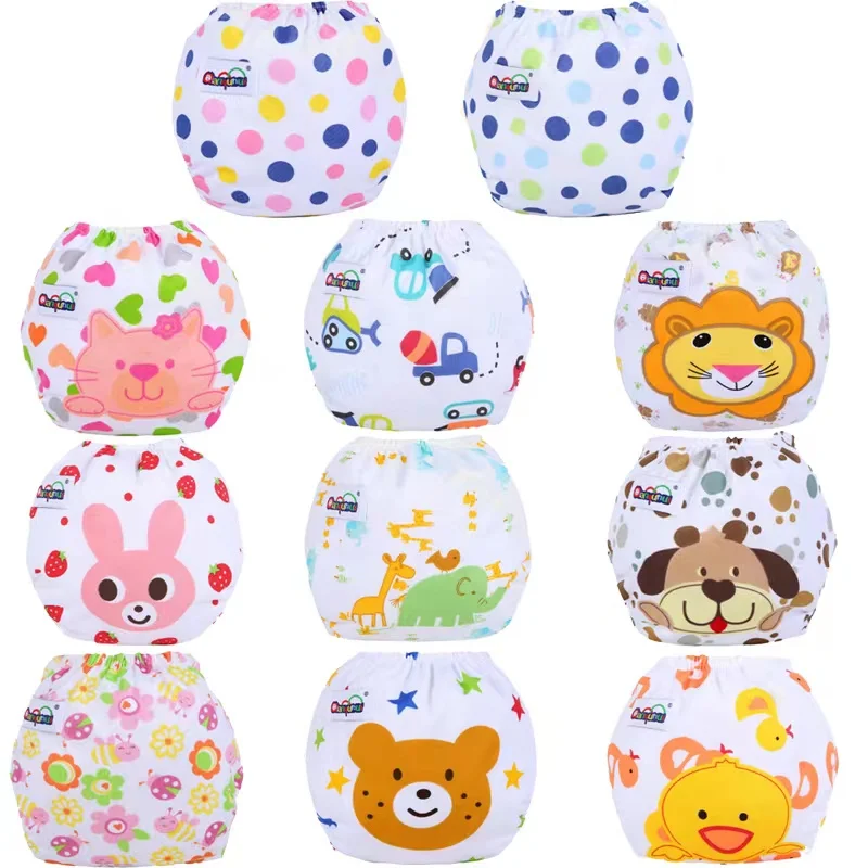 Free Sample waterproof Cloth Diapers Baby Breathable Adjustable Snap Reusable Nappies One Size Fits All Babies