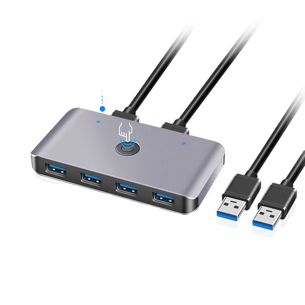 Rocketek 4 port USB 3.0 kvm switch tesmart dual monitor kvm switch 4 displayport pc