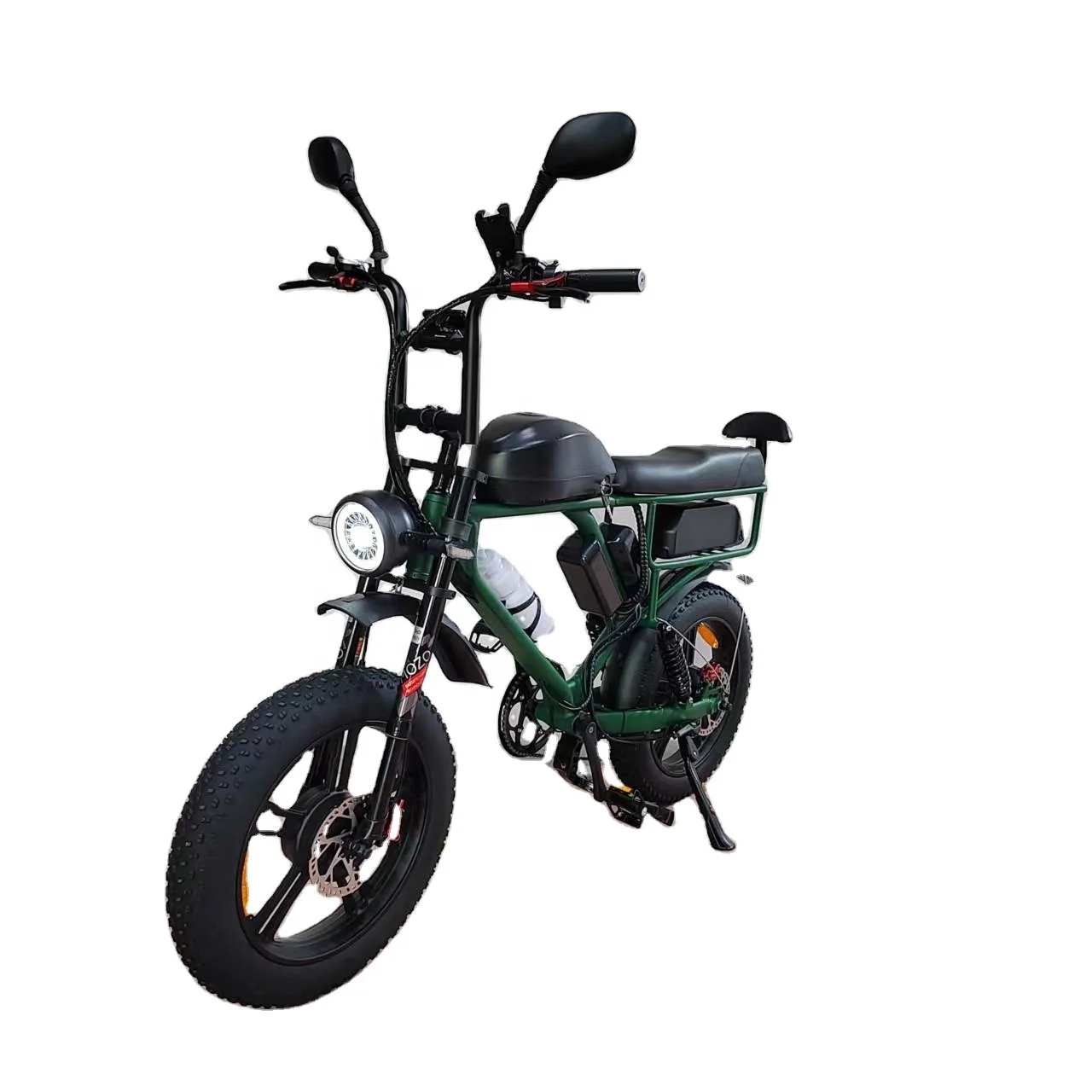 Electric Bike 70Kmh 2000W Dual Motor 52V48Ah Dual Battery Strong Suspension Hydraulic Brake Anti-punctured  Tire City e bike