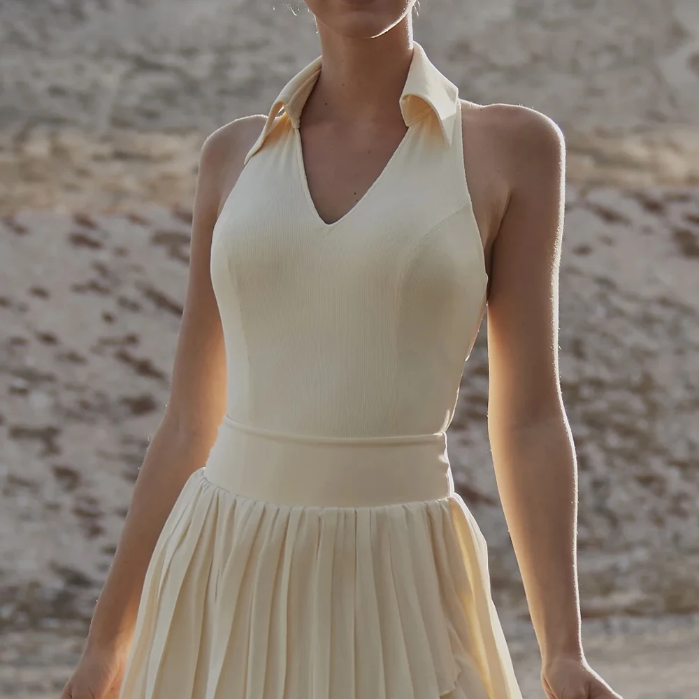 Custom Workout Running Tennis Wear With Built In Bra And Shorts Pocket Slim Fit Outdoor Casual Sports Golf Athletic Tennis Dress