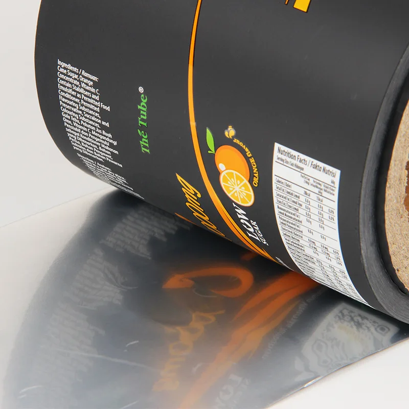 Packaging supplier Custom printed  food aluminum barrier Packaging plastic film transparent pet film in roll