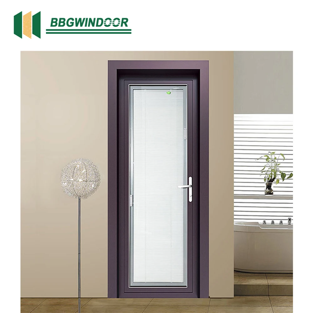 Lukliving break exterior aluminium alloy profile double glass casement doors