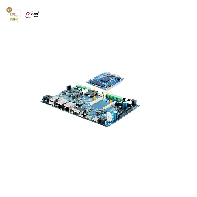 Customized som core board Dual Ethernet Linux Development Board based on imx6 industrial operating grade