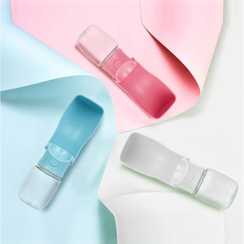 Innovative design convenient to go out pet portable water bottle collapsible dog water bottle dog water bottle