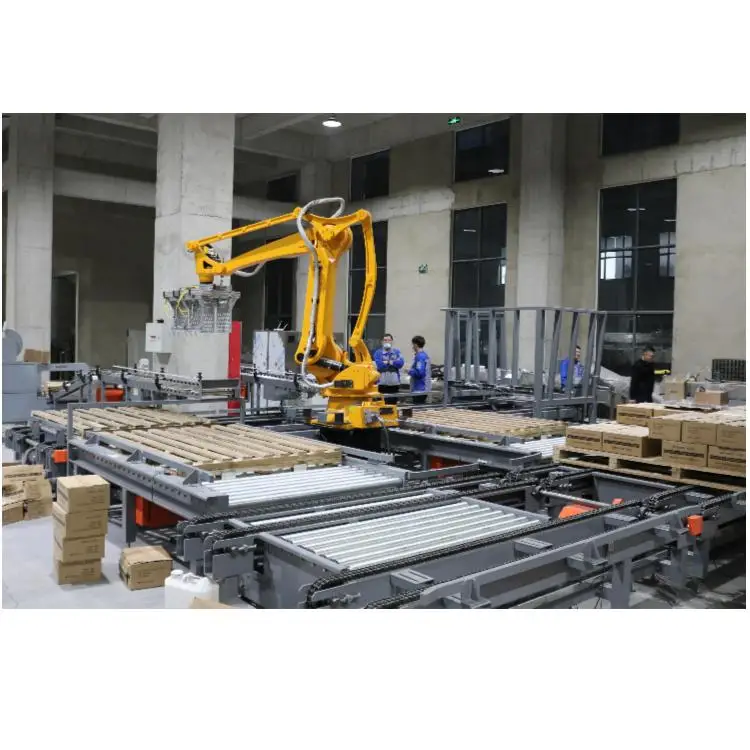 Low Cost Automatic Industrial Small Robot Palletizer Robot Arm 6 Axis Robot Arm Palletizing