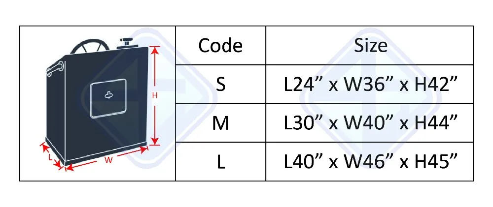 600D Heavy Duty Waterproof Oxford Blue Boat Center Console Cover Large Size