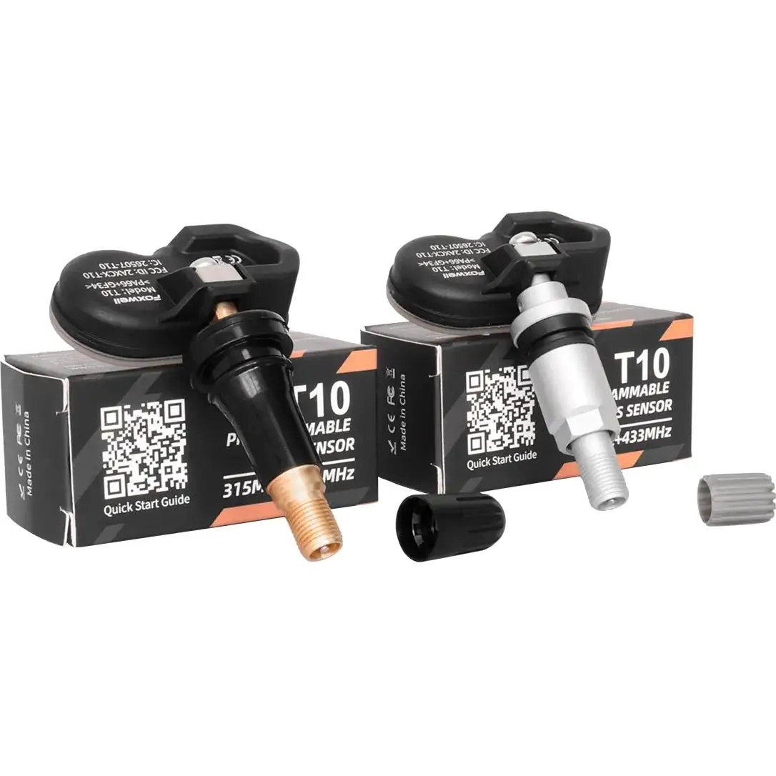 Universal Car Vehicles tpms Sensor FOXWELL T10 T20 Clonable Programmable 2 in 1 sensor Tyre Pressure Monitoring System sensors