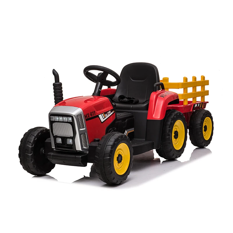 Wholesale 12V Kids Electric Ride-On Tractor Toy for Ages 2-7 Years Battery Operated for Children