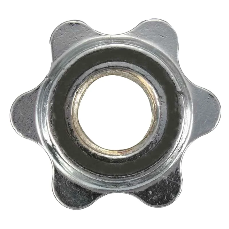 Bar Weight Lifting Standard Barbell Spinlock Collars Screw Clamp Dumbbell