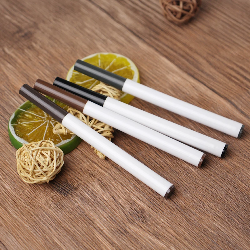 Custom LOGO Waterproof Natural Tip Eyebrow Pencil Custom Four Tips Eyebrow Tattoo Pen Long Lasting Liquid Eyebrow Enhancer