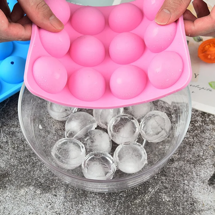 OEM ODM Food Grade 12 cavity molde de silicon round shaped cake lolly maker chocolate candy ice mould silicone lollipop mold