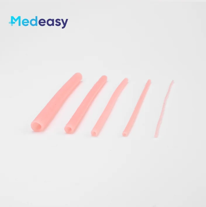 2 Pieces Vascular Anastomosis Practice Silicone Soft Blood Vessel Suture Training Model