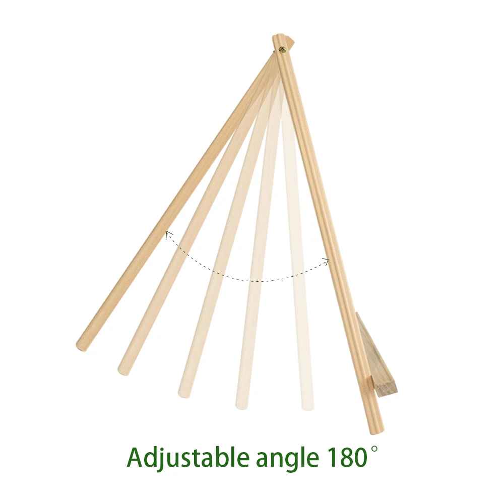 Small Portable Acrylic Easel Stand For Painting 18X24cm Children Wood Tabletop Display Easel