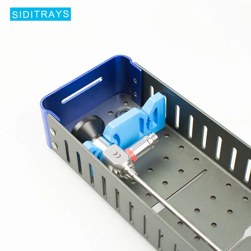 Aluminium alloy endoscope sterilization containers endoscope disinfection box scope sterilization trays